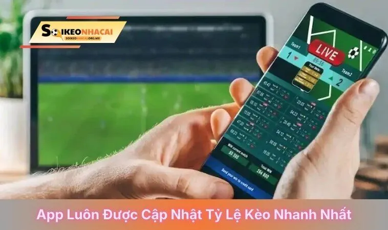 App luôn được cập nhật tỷ lệ kèo nhanh nhất