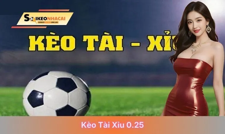 kèo tài xỉu 0.25