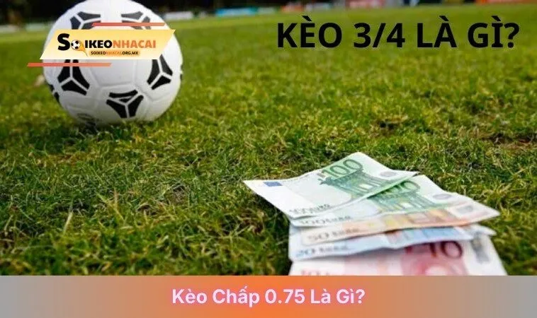 Kèo chấp 0.75 cho thấy đội cửa trên mạnh hơn