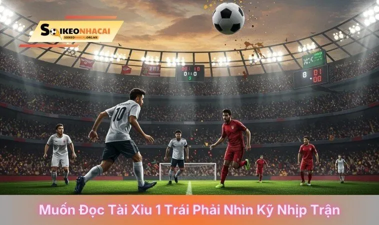 Muốn đọc tài xỉu 1 trái phải nhìn kỹ nhịp trận